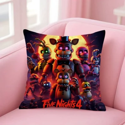 Movie Five Nights At Freddys Dark Throw Pillow