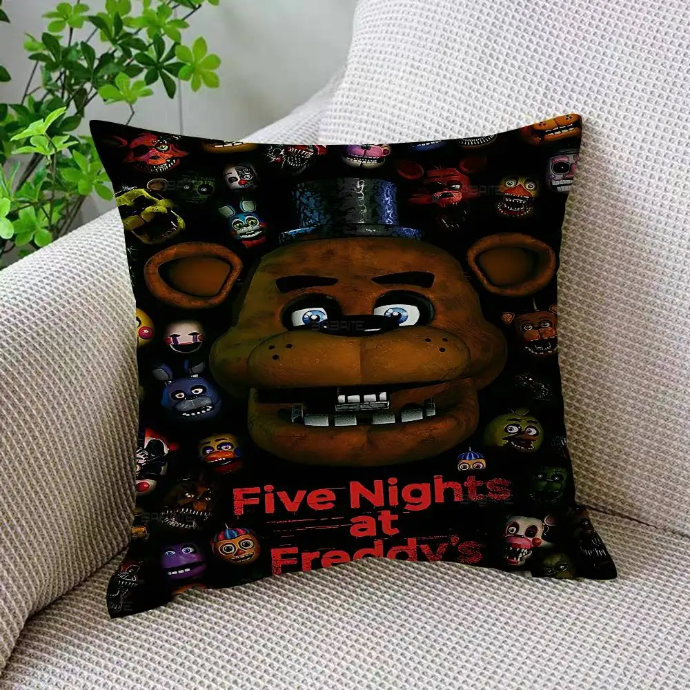 Five Nights At Freddys Decorative Maple Design Throw Pillow