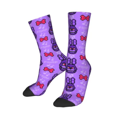 Five Nights At Freddys Fashion Sock