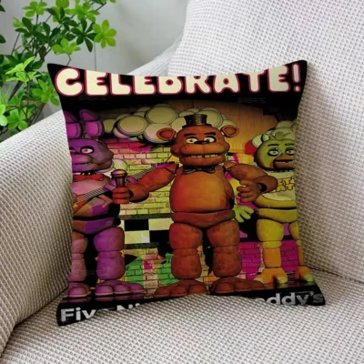 Five Nights At Freddys Soft Maple Design Throw Pillow
