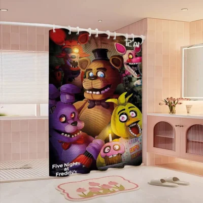 Five Nights At Freddys Dark Shower Curtain
