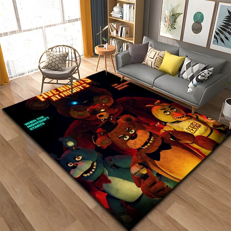 Five Nights At Freddys Cartoon Rug