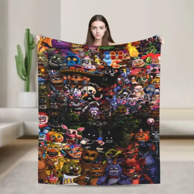Five Nights At Freddys Home Decor Blanket