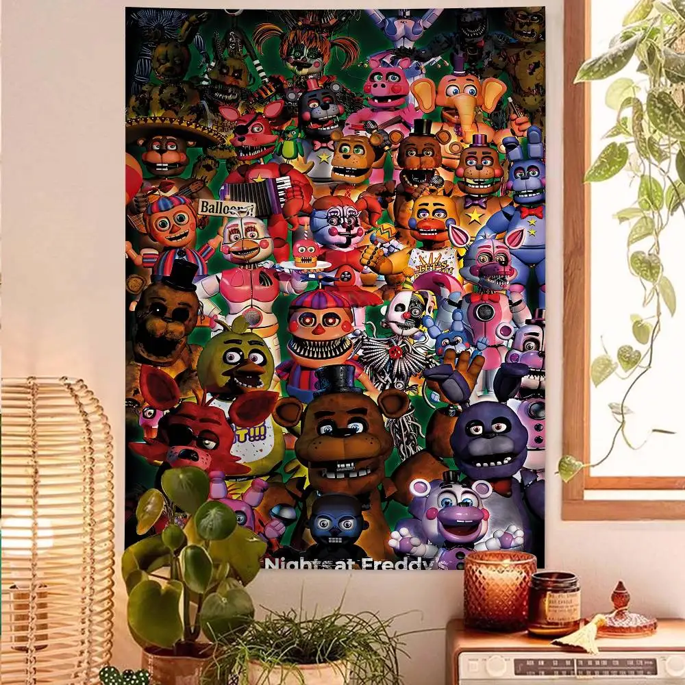 Fnaf Five Nights At Freddys Modern Home Decor Tapestry