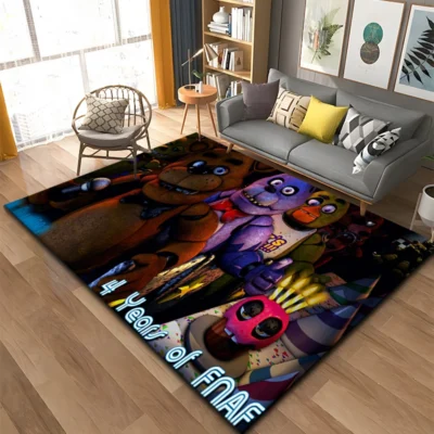 Five Nights At Freddys Living Room Rug