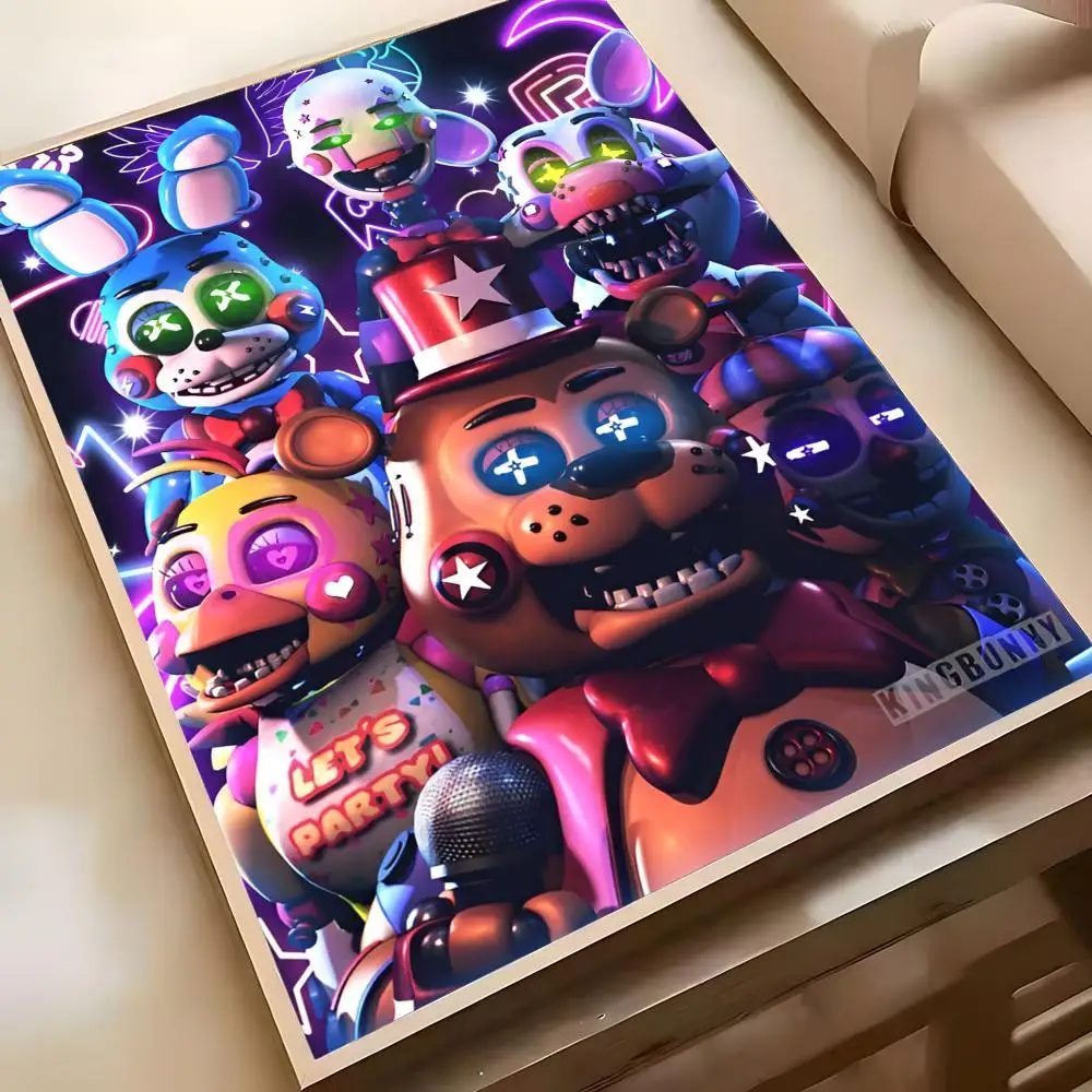 Five Nights At Freddys Modern Game Poster Wall Art
