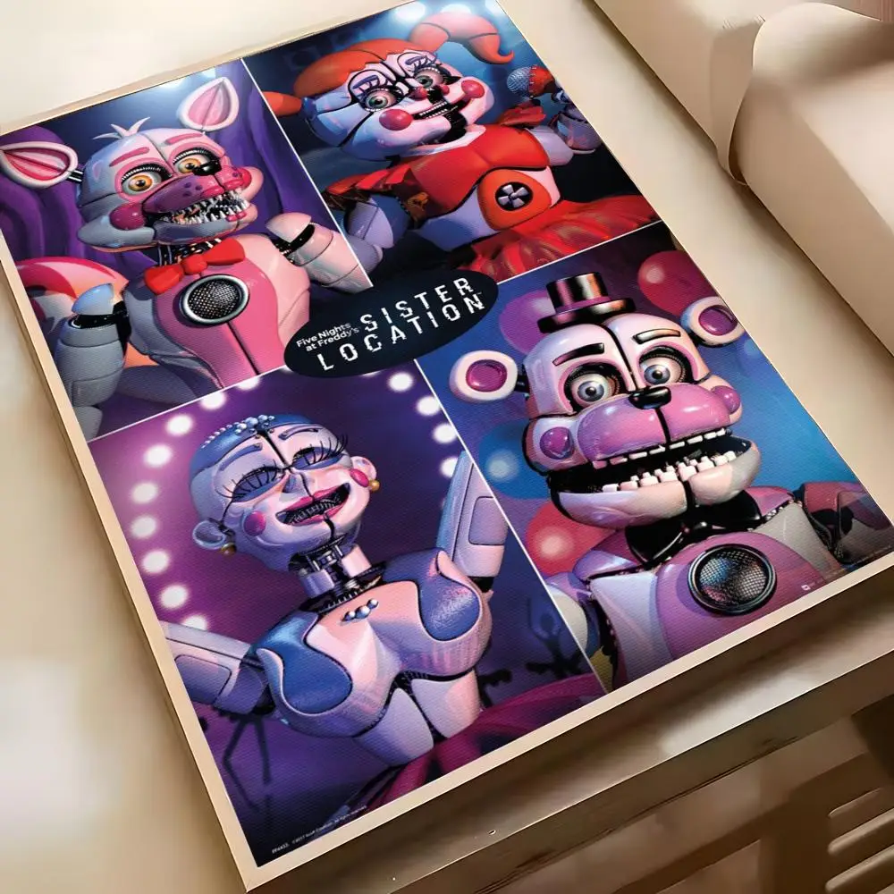 Five Nights At Freddys Aesthetic Game Poster Wall Art