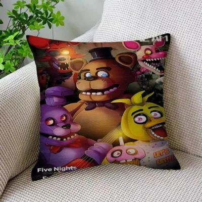 Fnaf Five Nights At Freddys Cute Maple Design Throw Pillow