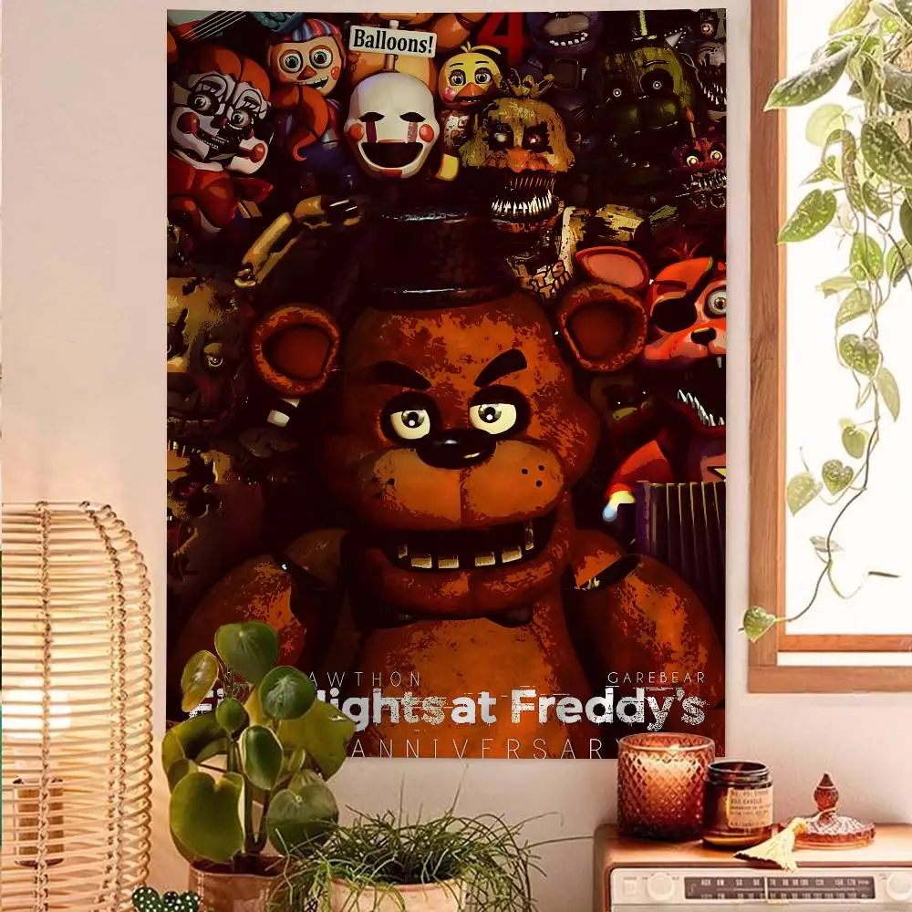 Fnaf Five Nights At Freddys High Quality Fabric Tapestry