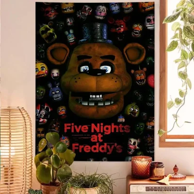 Fnaf Five Nights At Freddys Unique Fan Art Tapestry