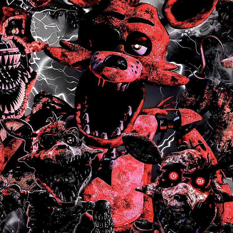 Vintage Five Nights At Freddy S Foxy Tote Bag - Image 2