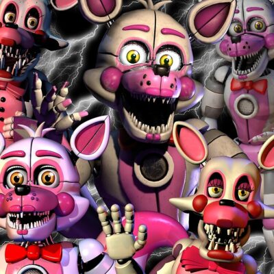 Alternative view of Vintage Five Nights At Freddy S Mangle Tote Bag