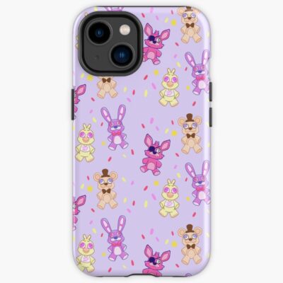Fnaf 1 Plush Pattern Iphone Case