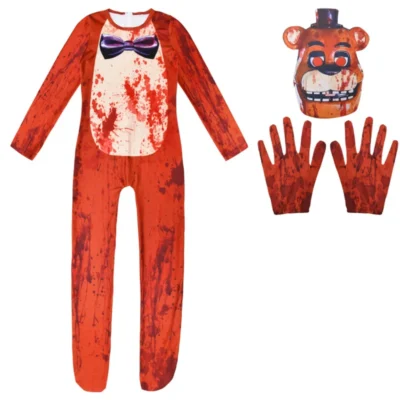 Horrible Halloween Costume for Kids Five Nights Scp Foundation Jumpsuit Cosplay