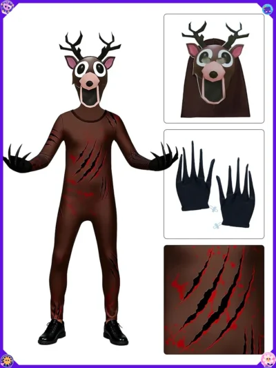 99 Nights In The Forest Deer Costume Fnaf Horriable Cosplay