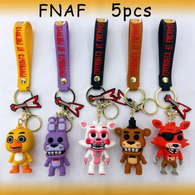 Freddy's Fazbear Bear Doll Model Toy Five Nights Freddy Keychain