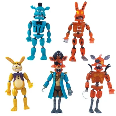 5-6Pcs/Set FNAF Security Breach Action Figures