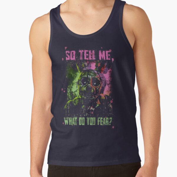 Five Nights At Freddys What Do You Fear Tank Top - Image 2