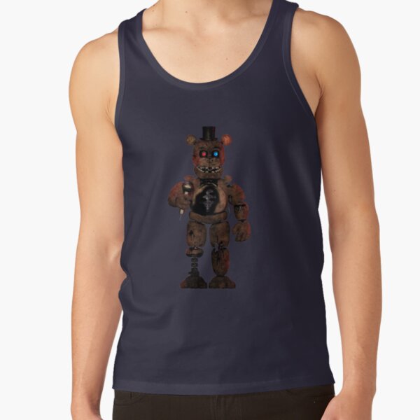 Hot Fnaf Game Freddy Tank Top - Image 5