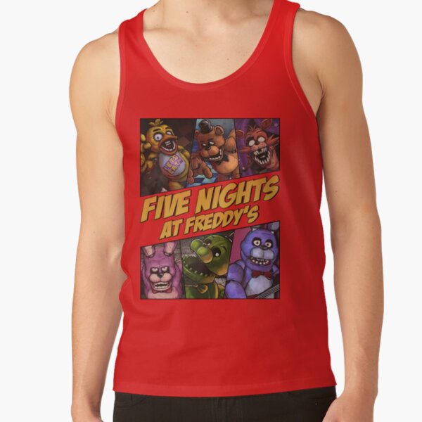 Halloween Five Nights At Freddys Tank Top - Image 3