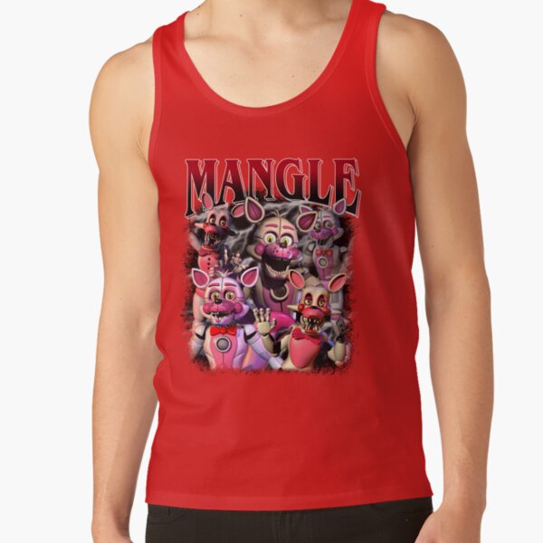 Vintage Five Nights At Freddy S Mangle Tank Top - Image 3