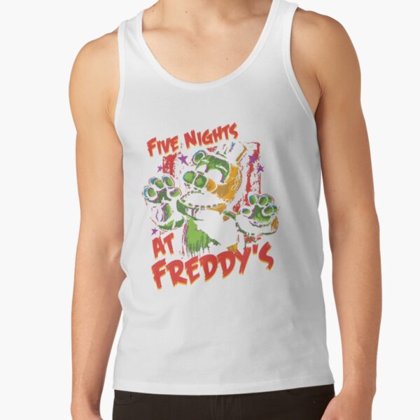 Five Nights At Freddy S Retro Game Tank Top - Image 5
