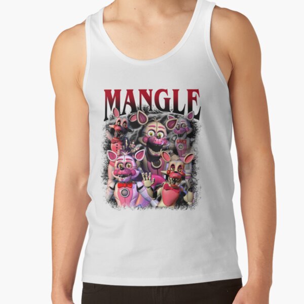 Vintage Five Nights At Freddy S Mangle Tank Top - Image 4