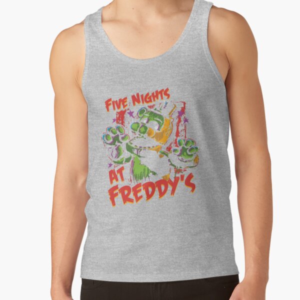 Five Nights At Freddy S Retro Game Tank Top - Image 3