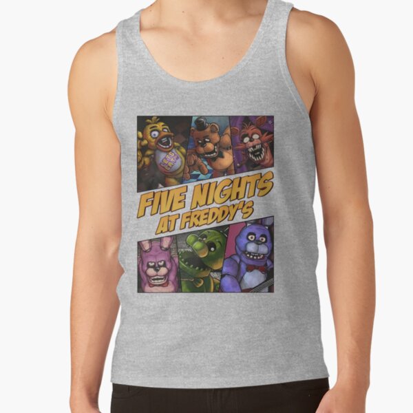 Halloween Five Nights At Freddys Tank Top - Image 5