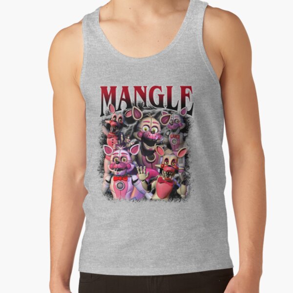 Vintage Five Nights At Freddy S Mangle Tank Top - Image 2