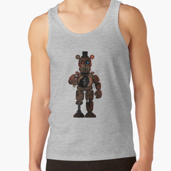 Hot Fnaf Game Freddy Tank Top - Image 4