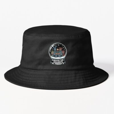 Fnaf Characters Christmas Bucket Hat