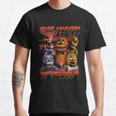 Best Five Nights At Freddy S Classic Horror Game T-Shirt
