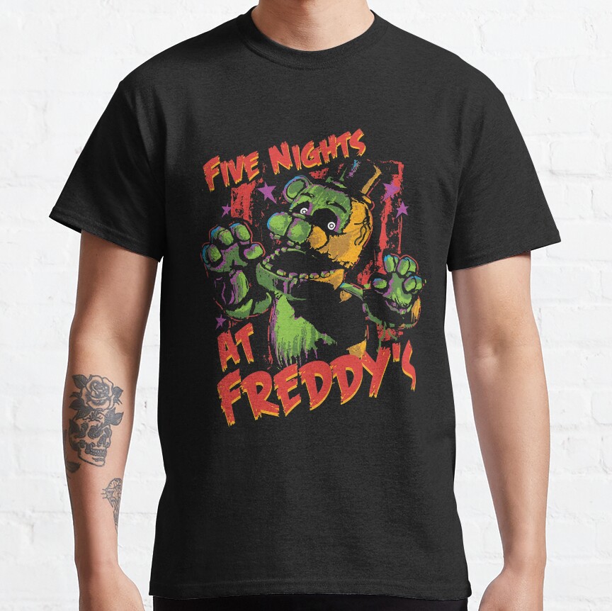 Five Nights At Freddy S Retro Game T-Shirt