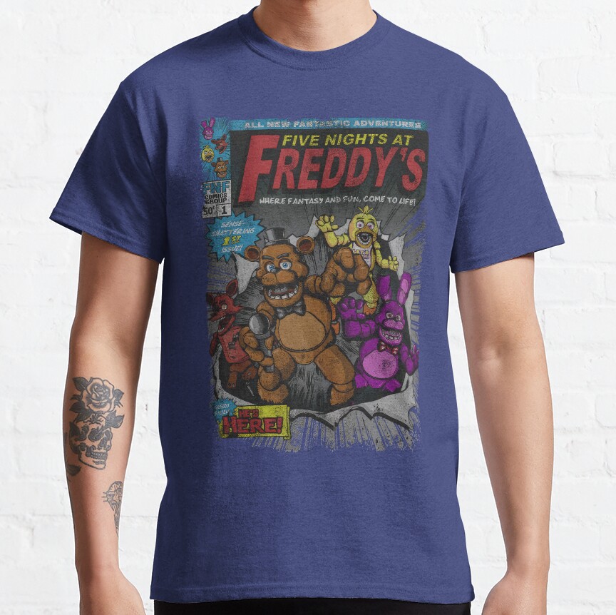 Five Nights At Freddys Comic T-Shirt - Image 6