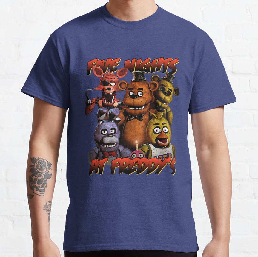Best Five Nights At Freddy S Classic Horror Game T-Shirt - Image 5