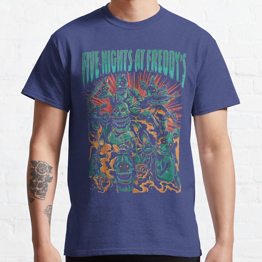 Five At Night Freddys Movie T-Shirt - Image 6