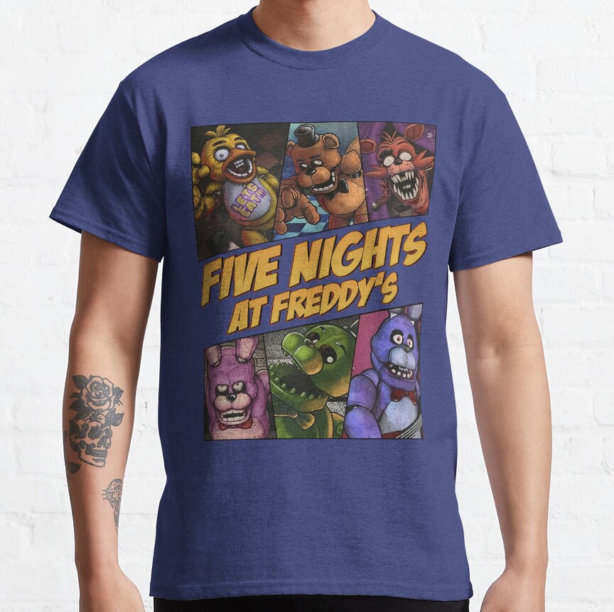 Halloween Five Nights At Freddys T-Shirt - Image 4