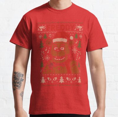 Alternative view of Christmas Freddy Fazbear Fnaf T-Shirt