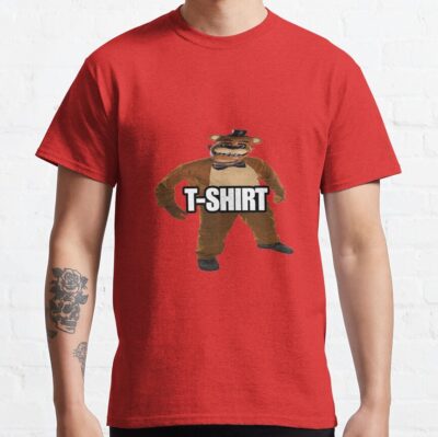 Alternative view of Fnaf Funny Impact Font T Shirt T-Shirt