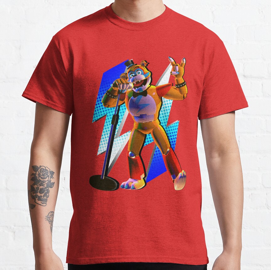 Security Breach Glamrock Freddy T-Shirt - Image 6