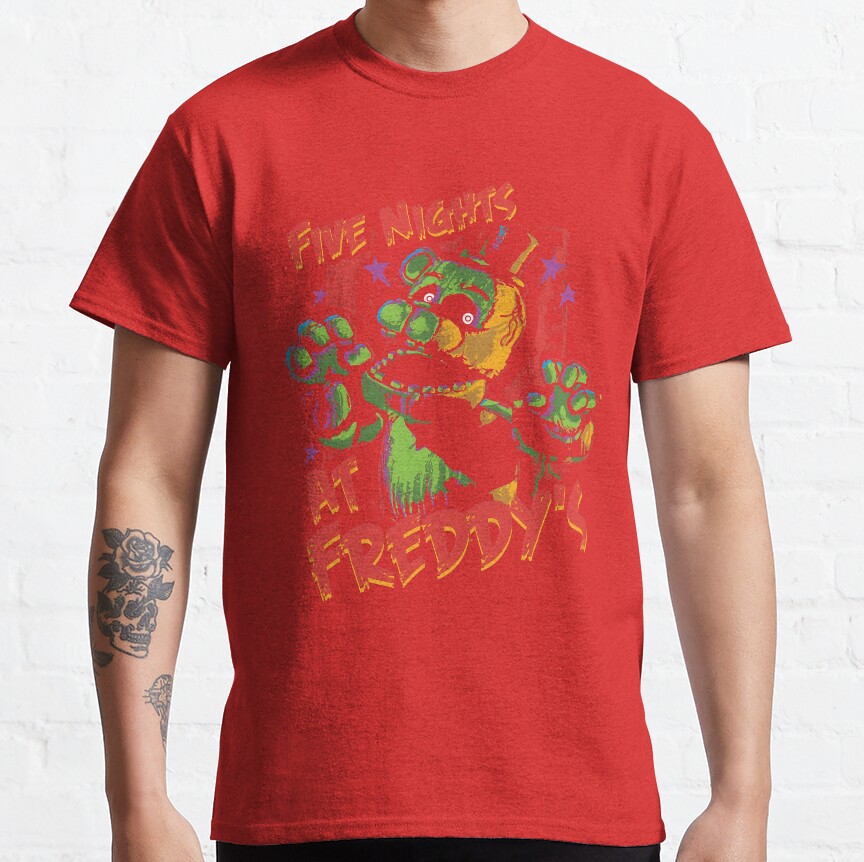 Five Nights At Freddy S Retro Game T-Shirt - Image 2