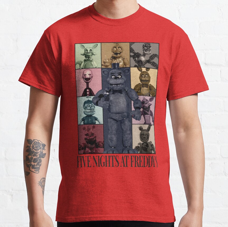 Five Nights At Freddys Eras Tour T-Shirt - Image 3
