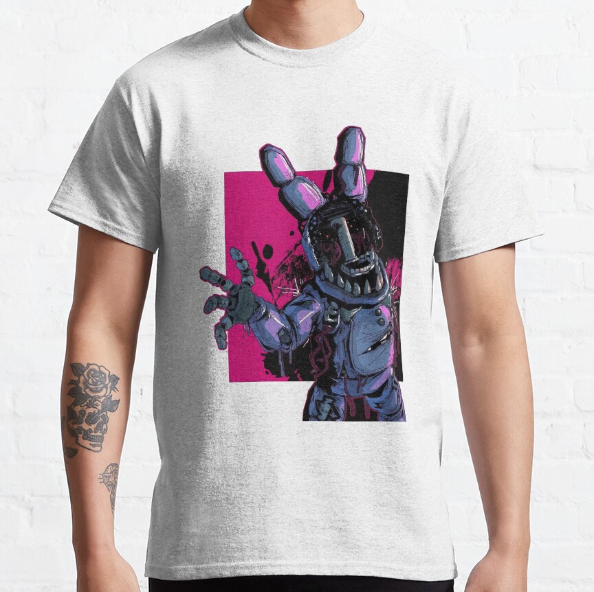 Fnaf Bonnie Fan Art T-Shirt - Image 3