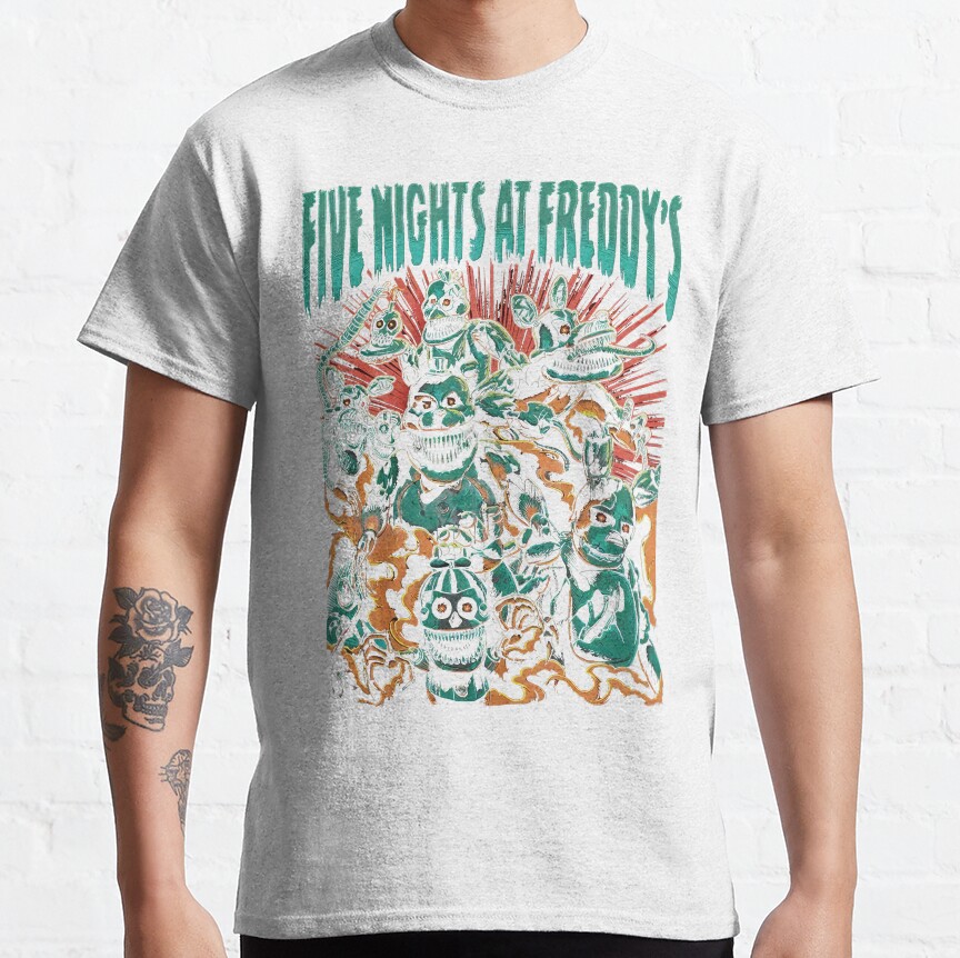 Five At Night Freddys Movie T-Shirt - Image 5