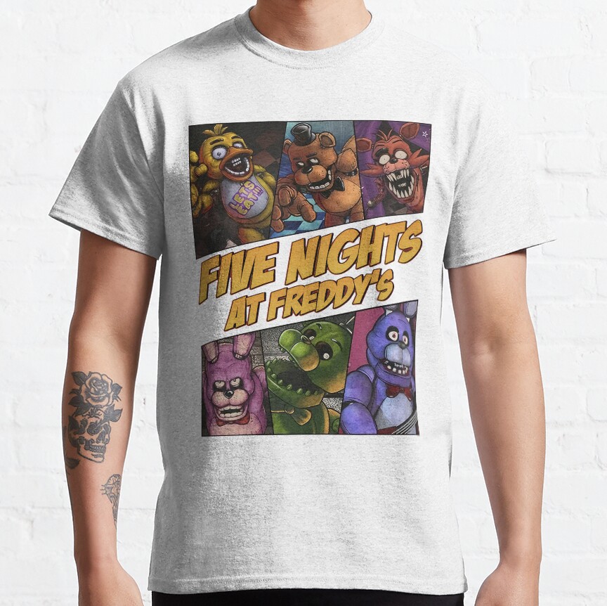 Halloween Five Nights At Freddys T-Shirt - Image 6