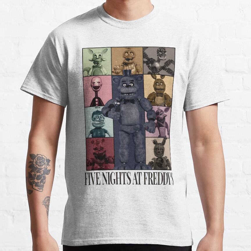 Five Nights At Freddys Eras Tour T-Shirt