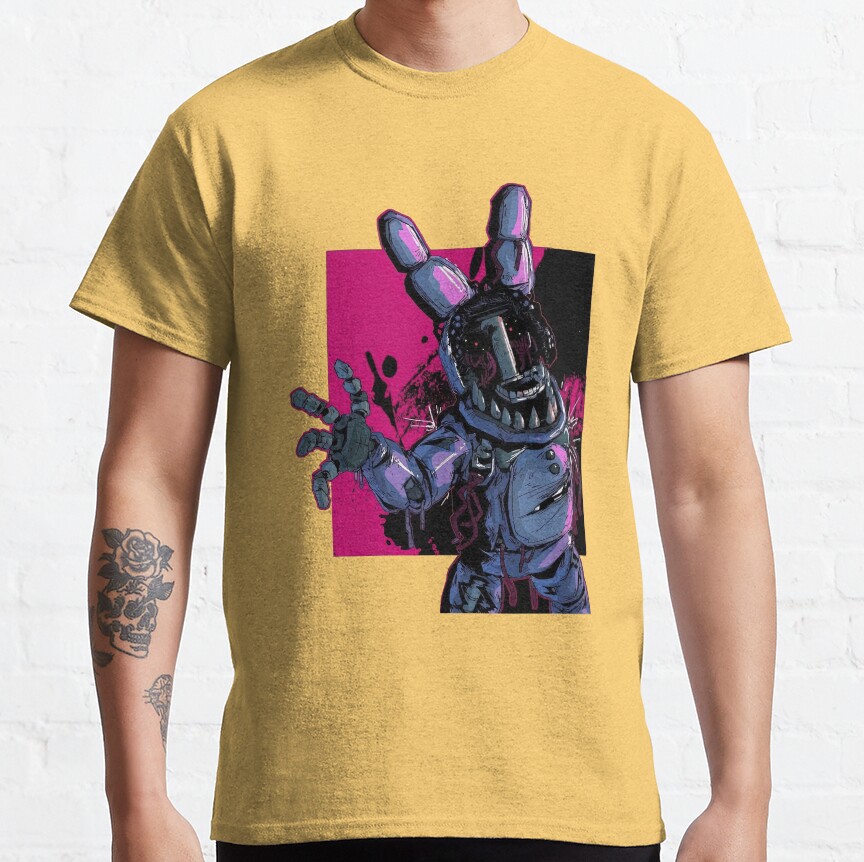 Fnaf Bonnie Fan Art T-Shirt - Image 5