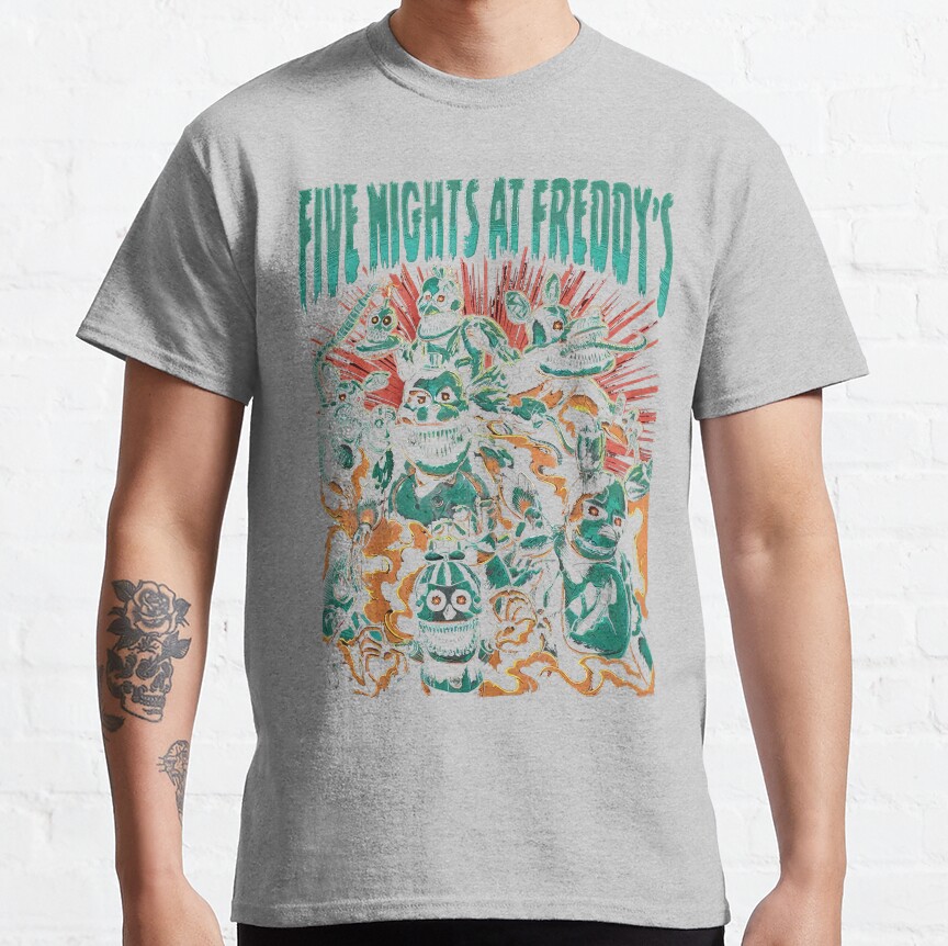 Five At Night Freddys Movie T-Shirt - Image 3