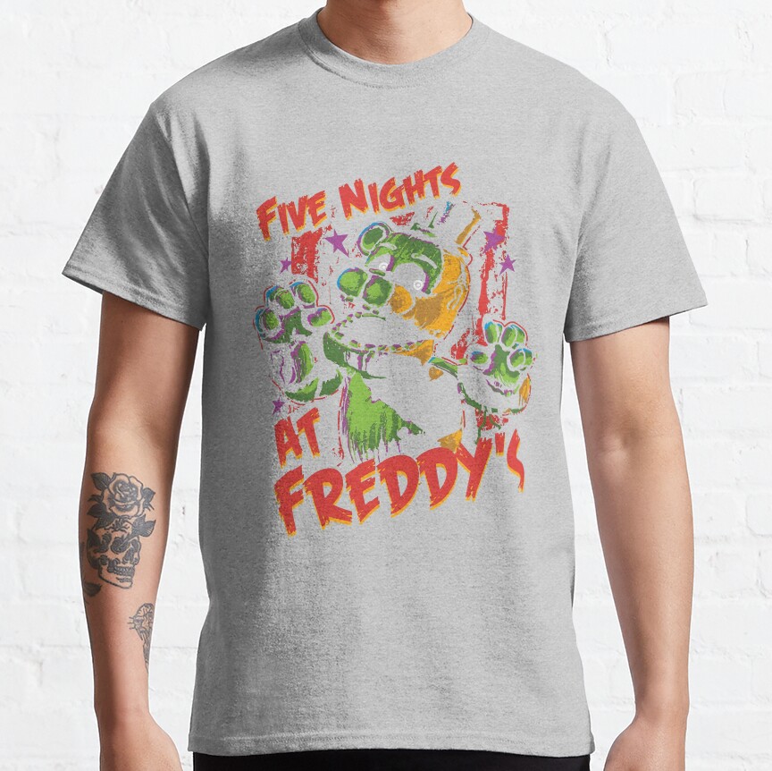 Five Nights At Freddy S Retro Game T-Shirt - Image 6